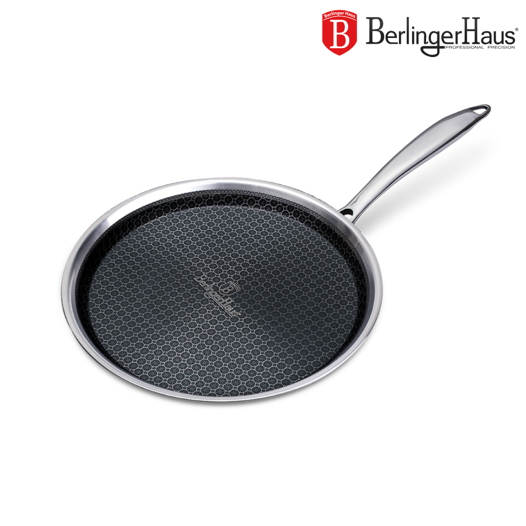 (LLEGANDO 16 DE ENERO) Sartén de Acero Inoxidable Pancake Pan 26cm Eternal Collection Berlinger Haus BH-8506N