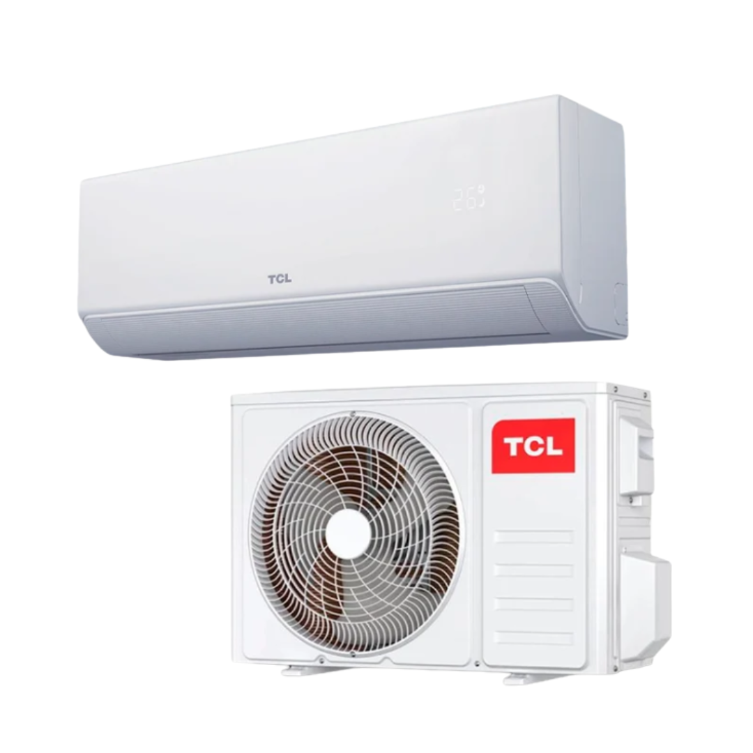Aire Acondicionado Split TCL Inverter de 18,000 BTU, SEER 23, Gas Refrigerante R32, Alta Eficiencia Energética, Ahorro de Electricidad y Enfriamiento Potente TAC-18CSDI/BWHO