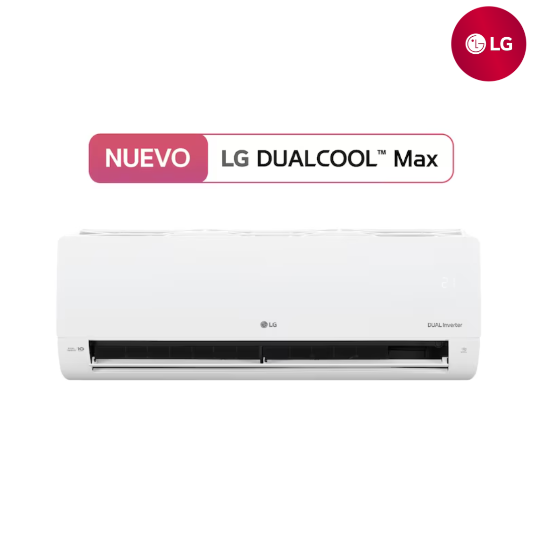 Aire Acondicionado Split Dual Inverter Dual Cool Maax 24,000 BTU kW Manager Conectividad LG ThinQ Auto Clean SEER 19 LG VM242C31