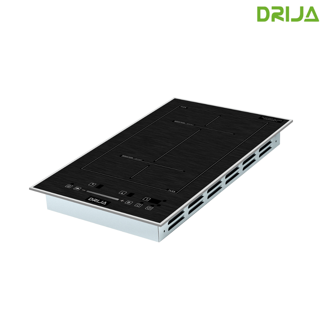 (POR PEDIDO) Estufa Empotrable de Inducción Vitrocerámica Antirayas 2 Quemadores Munich 30 Induktion Drija