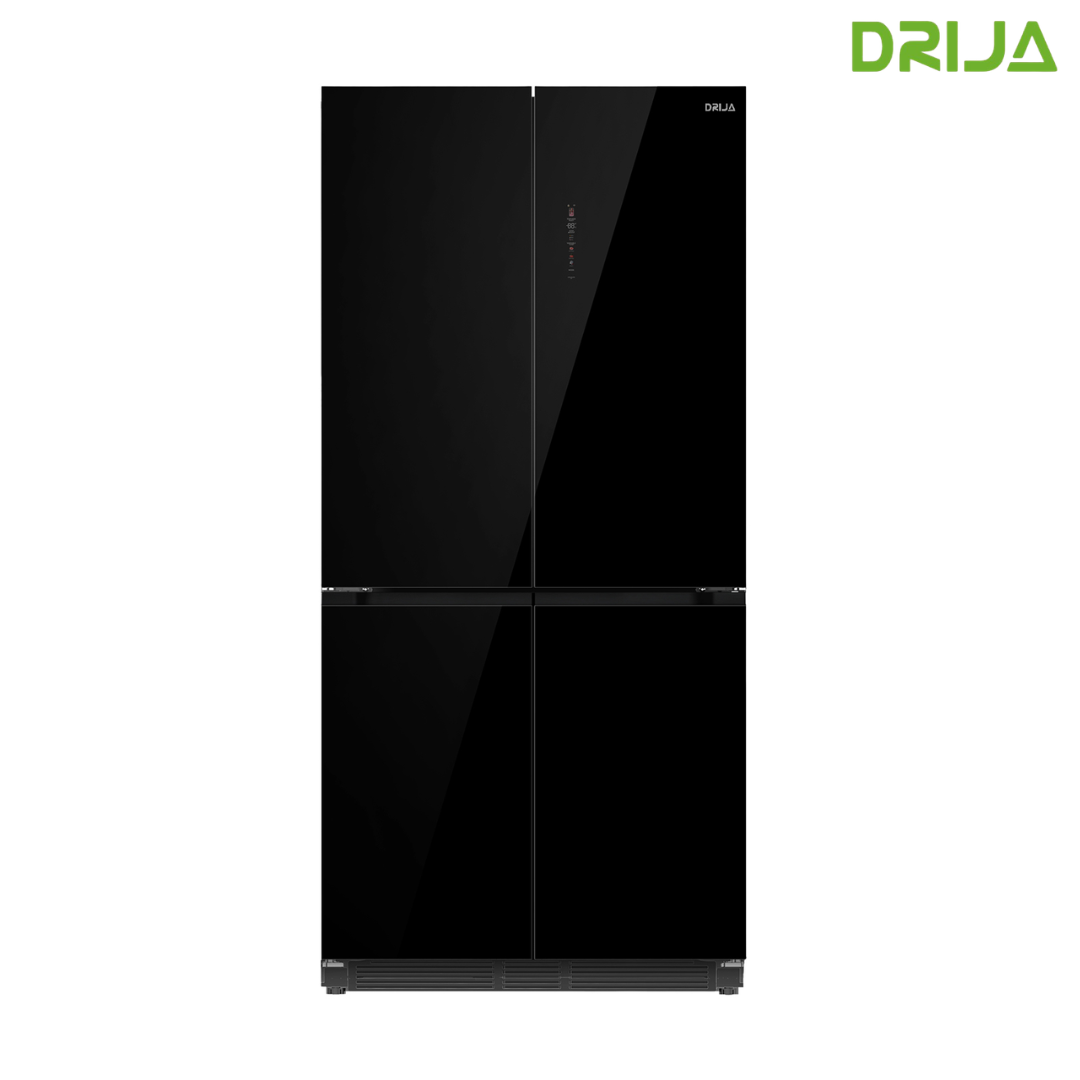 (POR PEDIDO) Refrigeradora Side by Side 18.4p3/522L Vidrio Negro Drija GLASS-B 18CD4P