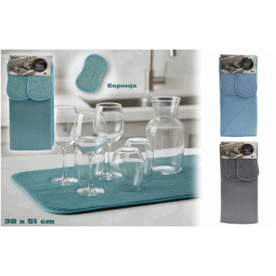 (LLEGANDO 16 DE ENERO) Set 3 Escurridor de Microfibras 38x51cm NV-1608