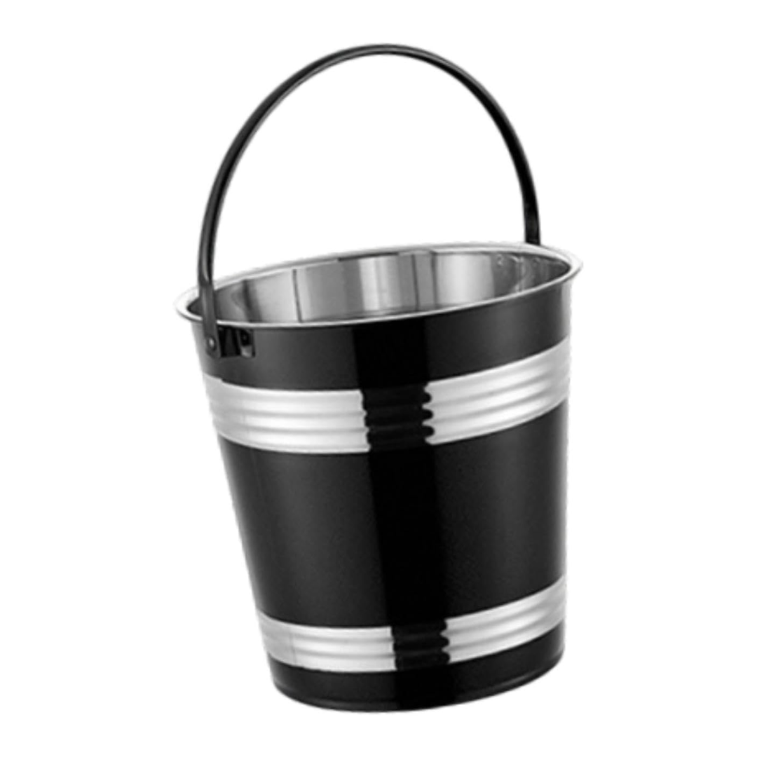 Cubeta de Hielo en Aluminio 20cm Negro 88797