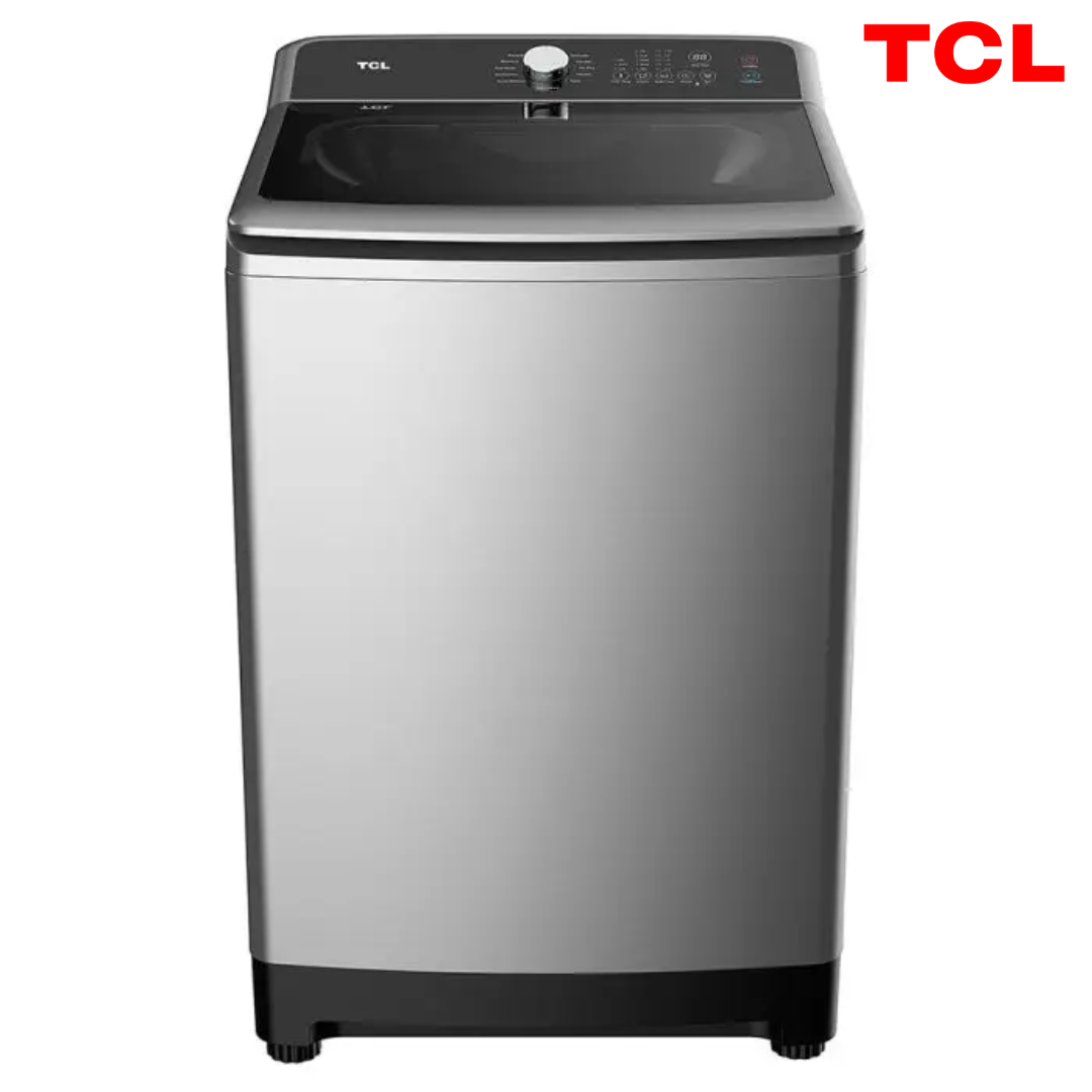 Lavadora Automática Carga Superior 19kg Inverter Limpieza de Tambor Fuzzy Control Bloqueo de Niño Gris TCL F319TLRG