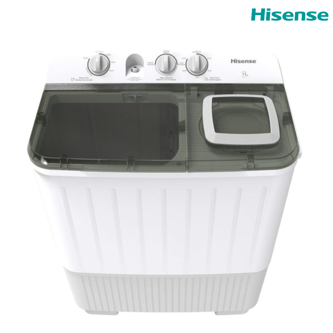 Lavadora Semi-Automática 11kg Hisense TTA1107N
