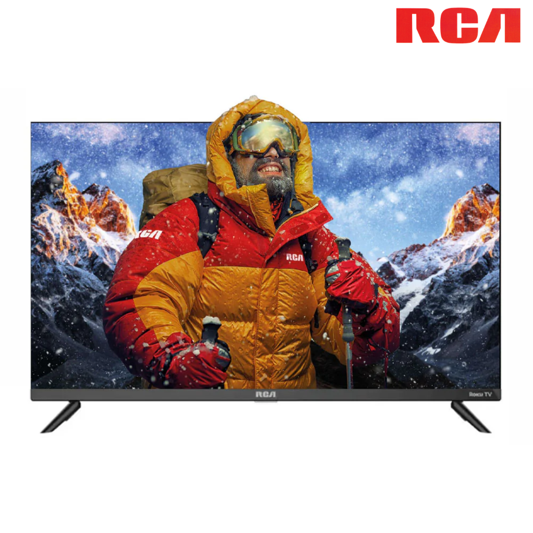 Televisor Smart TV 32" HD Procesador ARM Cortex A35 Quad Core Frameless Design Dolby Audio Roku TV RCA RC32K4RKT2 Televisión.