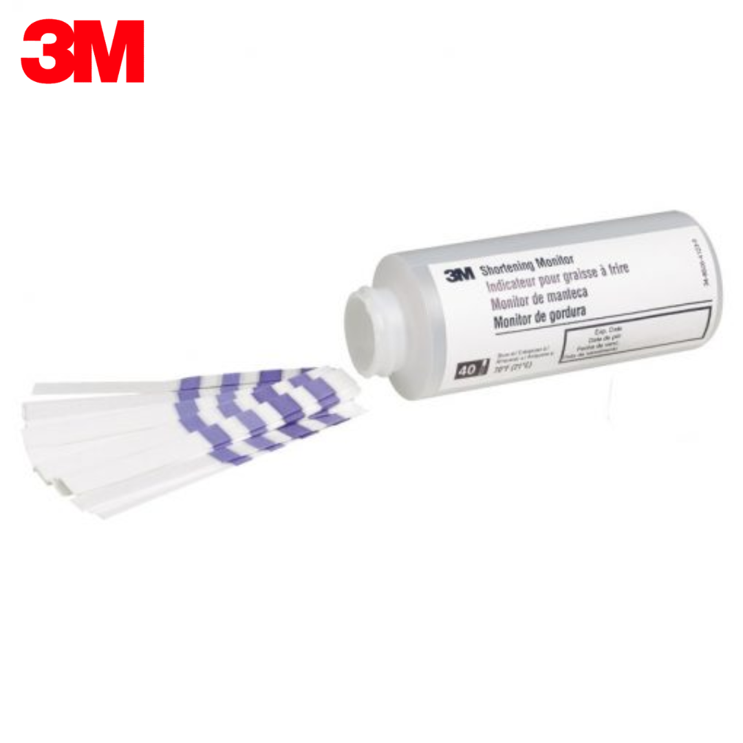 Tiras Monitoras de Grasa o Aceite de Freidoras 40pcs 3M 3M-1001 Medidor de aceite. 3M