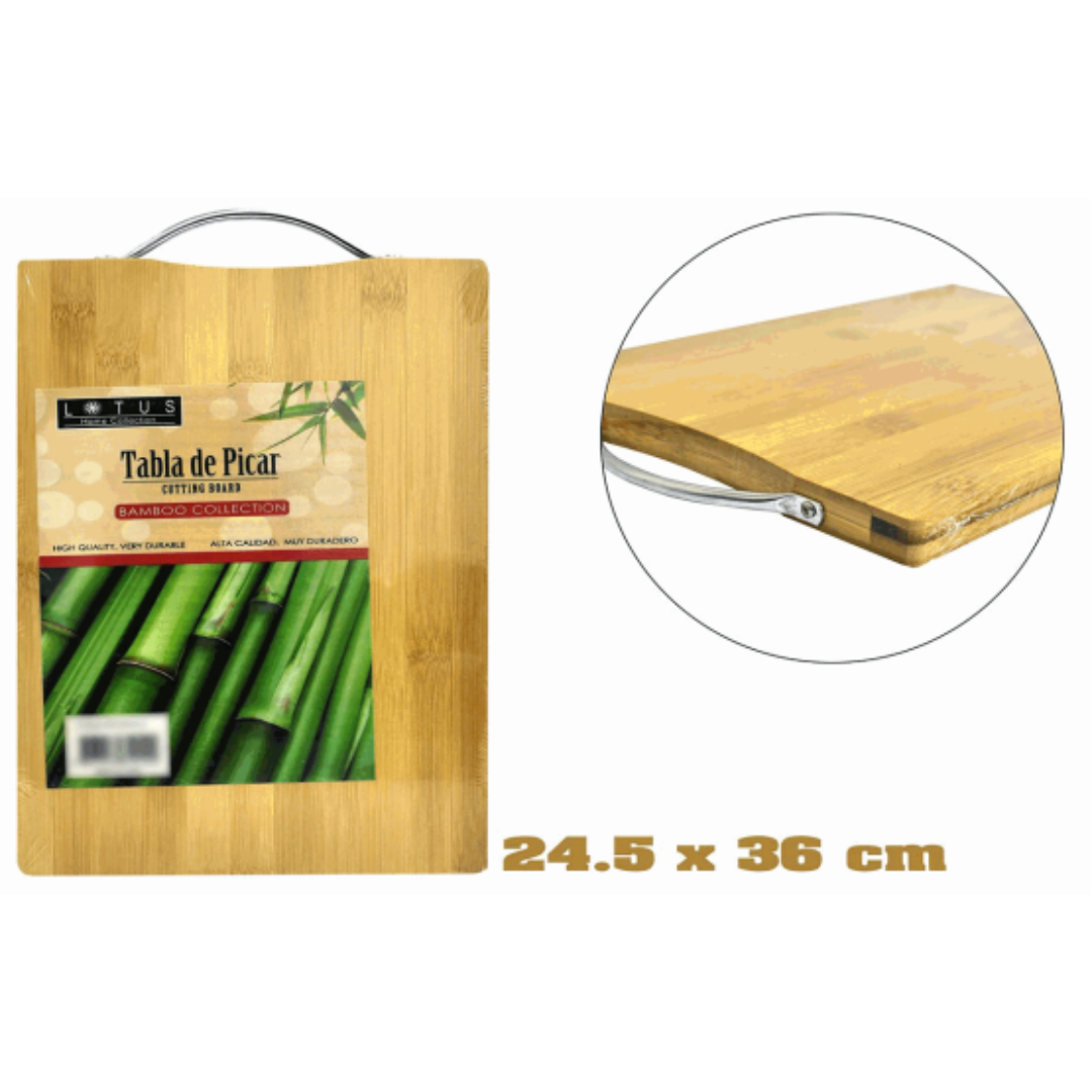 Tabla de Picar de Bambú 24.5x36cm Lotus 81014