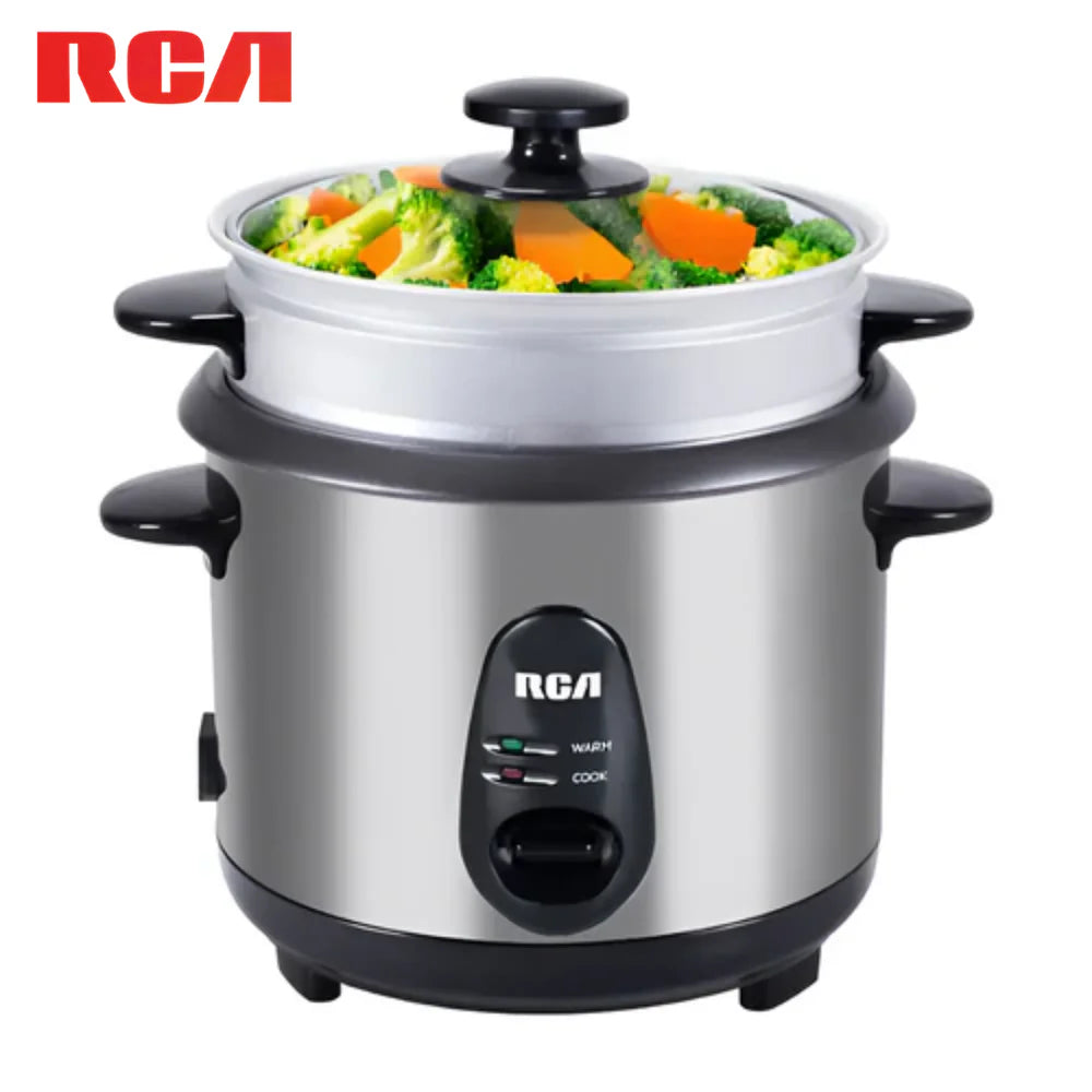 Olla Arrocera RCA RCRC24 2.8 Litros / 15 Tazas – Antiadherente, Tapa de Vidrio y Vaporera