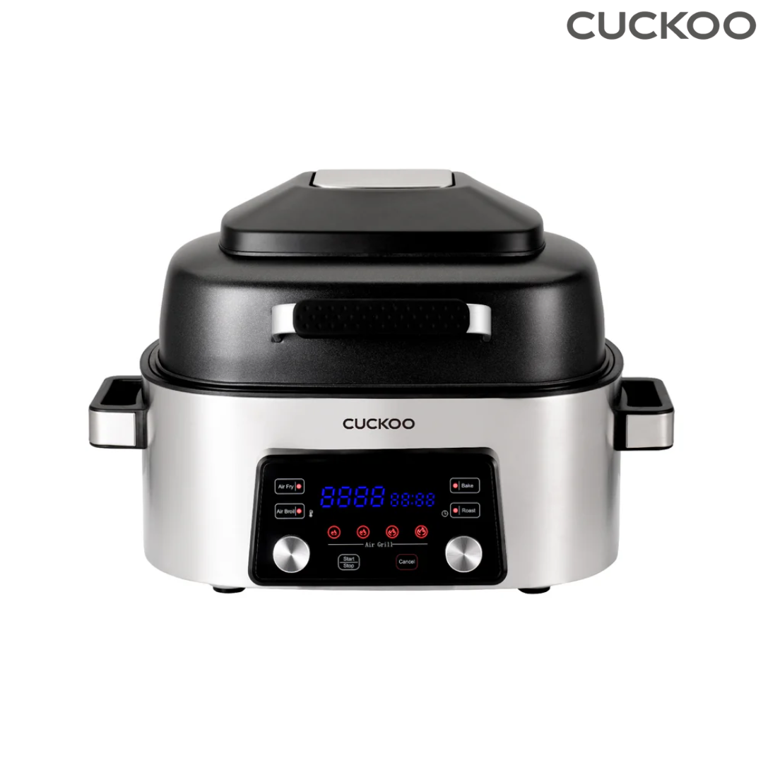 Freidora de Aire Cuckoo CAFG-A0601S 6 Qt | Air Grill Multifuncional de Acero Inoxidable
