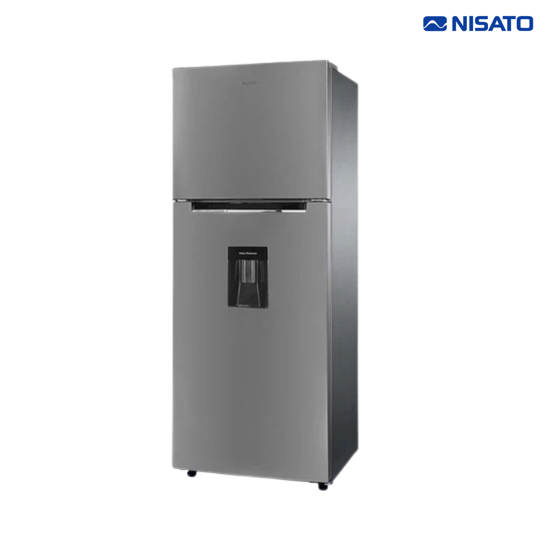 Refrigeradora Top Mount con Dispensador de Agua 11.7p3 Nisato NRF-318SSWDMH