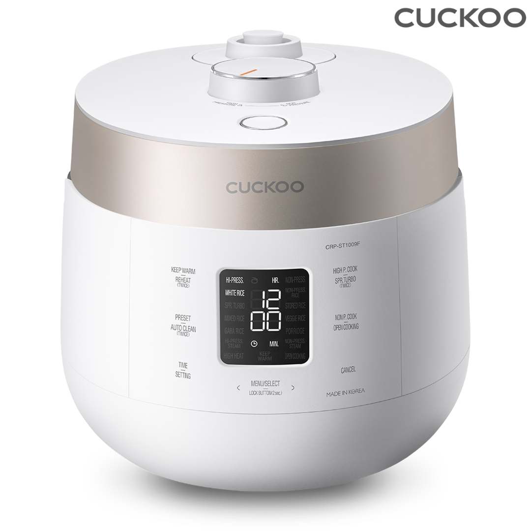 Olla Arrocera Cuckoo CRP-ST1009FW Twin Pressure 10 Tazas | Rice Cooker Coreana Premium Multifuncional