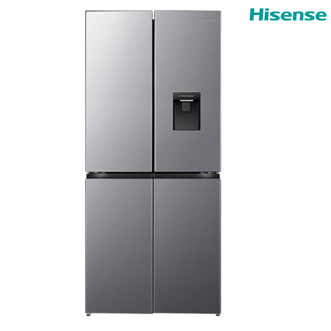 Refrigeradora French Door 14p3 en Acero Inoxidable Inverter con Dispensador de Agua Hisense RQ3P431NMDA