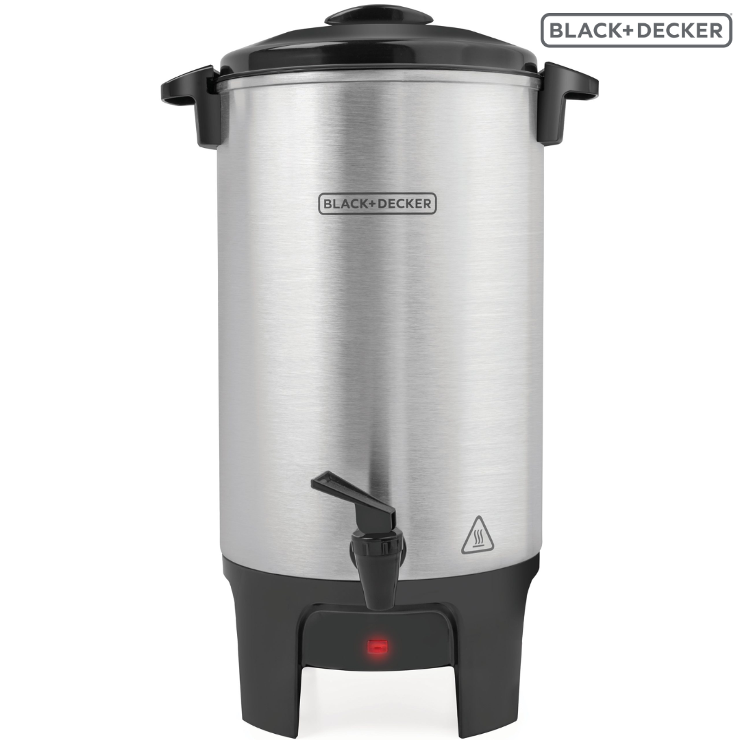 (LLEGANDO 27 DE MARZO) Cafetera Percoladora Eléctrica de 40 Tazas Black and Decker CMU4010