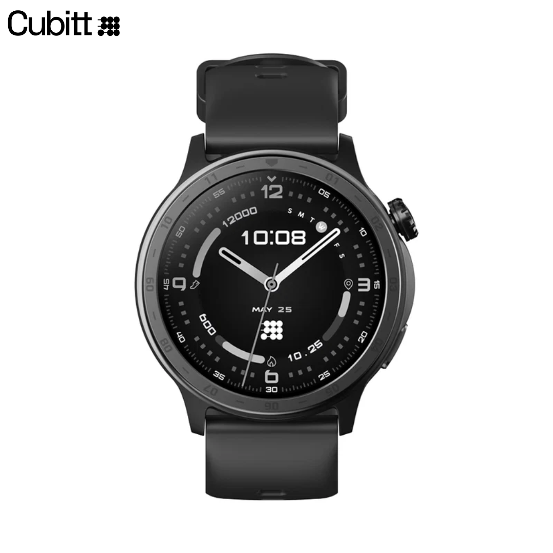 Smartwatch Reloj Inteligente Cubitt AURA 2 Negro con Pantalla AMOLED 1.43", Llamadas Bluetooth y Monitoreo de Salud CT-AURA2-1