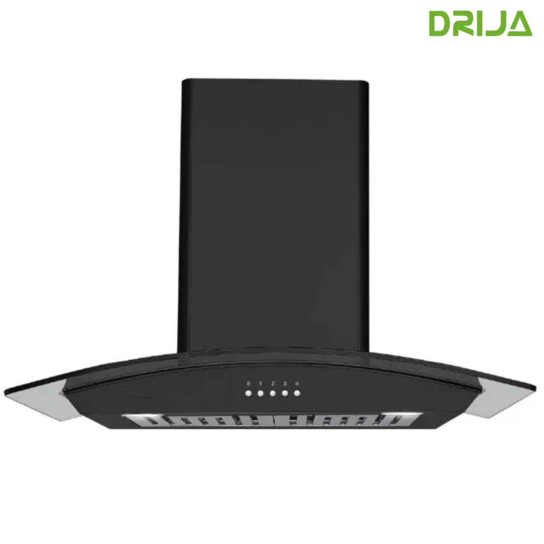 Extractor de Grasa Tipo Campana Negro Mate Galaxy 76 Black Drija