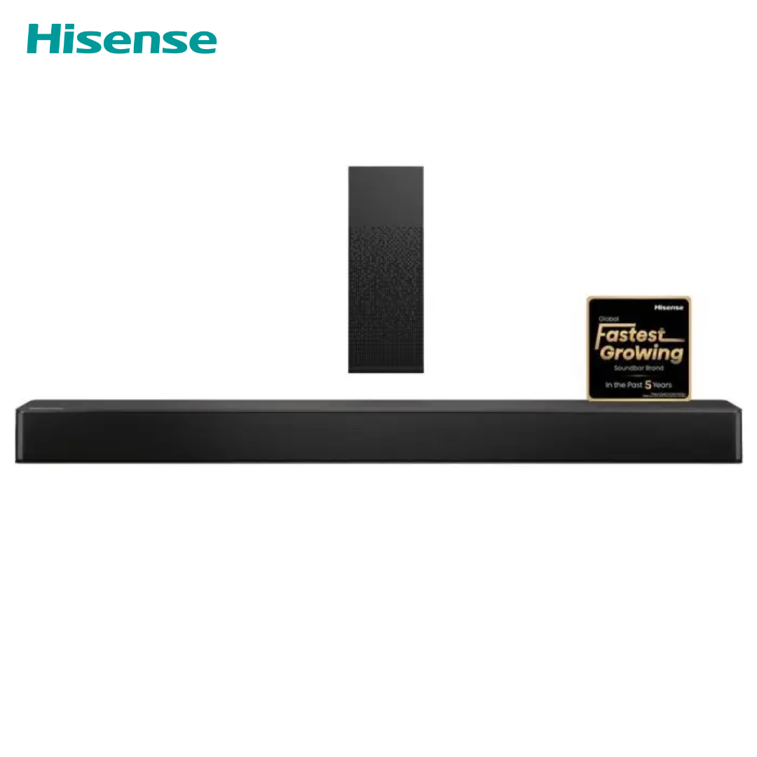Barra de Sonido 2.1 Canales Dolby Audio 6 Modos de Sonido 240W Bluetooth HS2100 Hisense