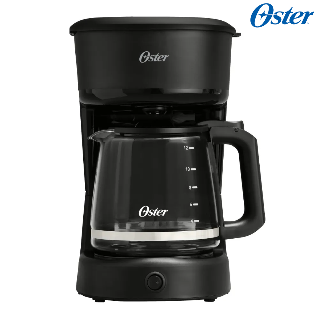 (LLEGANDO 27 DE JULIO) Cafetera Oster® de 12 Tazas con Filtro Reutilizable – BVSTDCS121B | 900W