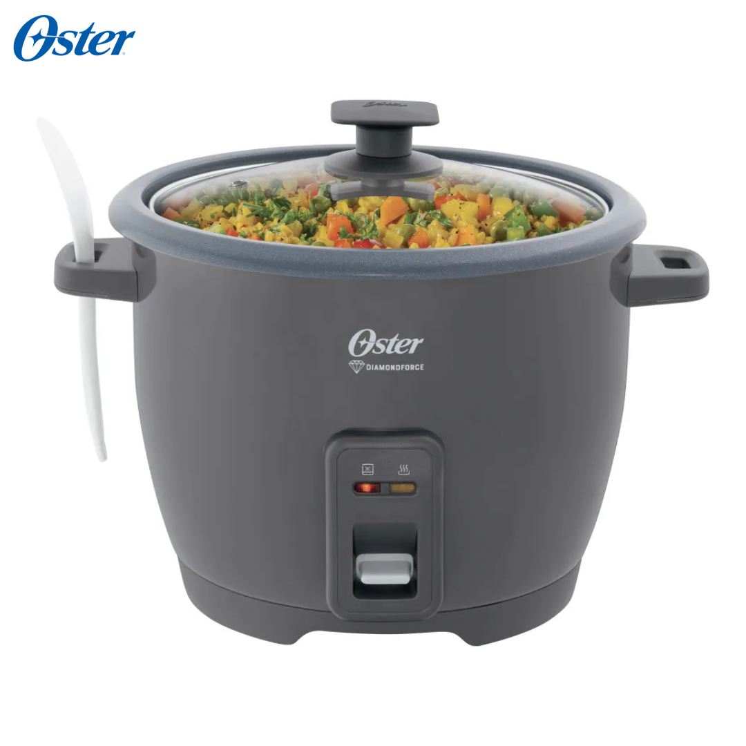 Arrocera Eléctrica de 10 Tazas Antiadherente DiamondForce Oster CKSTRCB10DFS