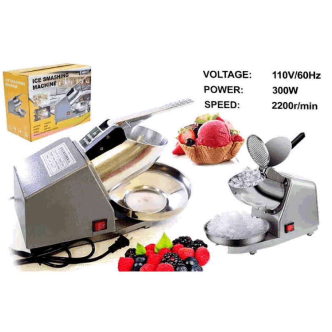 Máquina Trituradora de Hielo Eléctrica para Raspado 300W 97848