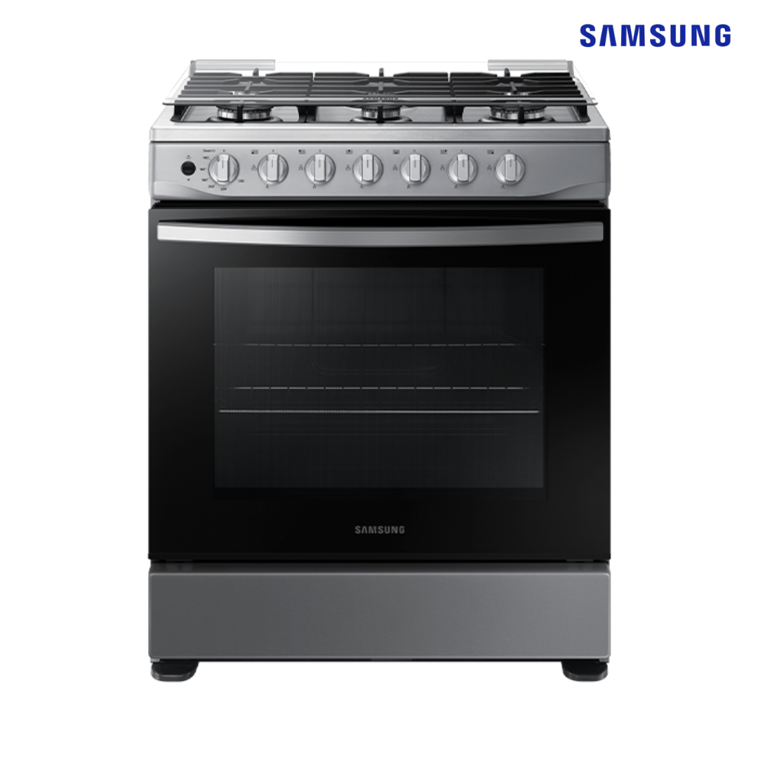 Estufa con Horno 6 Quemadores 30" a Gas Acero Inoxidable Samsung NX52D3000MV/AX