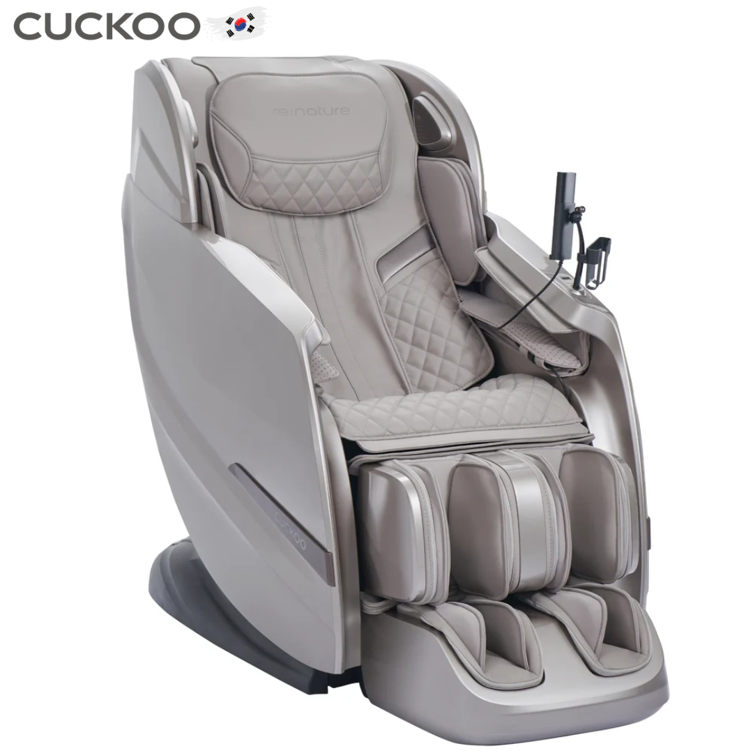 (POR PEDIDO) Sillón Silla de Masaje CUCKOO Renature CMS-E410CP 4D – 22 Programas, Zero Gravity, SL-Track y Bluetooth