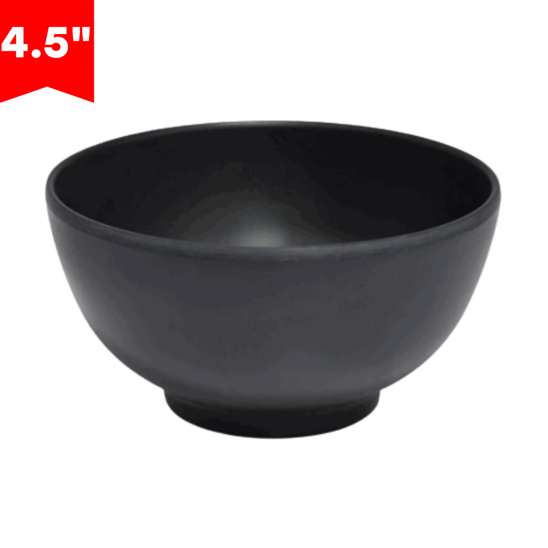 Bowl de Melamina Negro 4.5" BG-32014-4-5BLK Plato.
