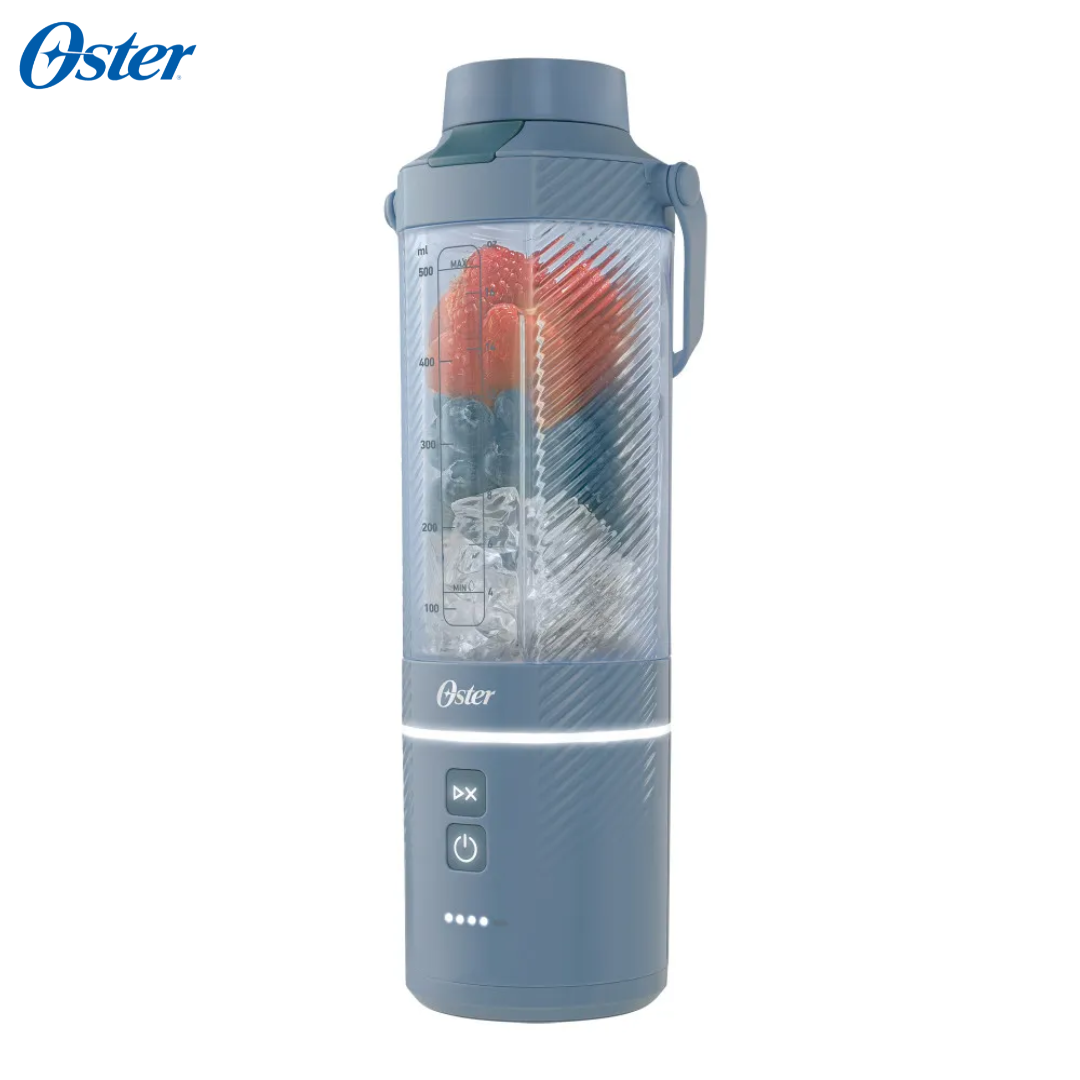 (LLEGANDO 1 DE SEPT) Licuadora Portátil Oster GoMAX BLSTGFP-MH20 590 ml – 100W, Recargable USB-C, Color Azul