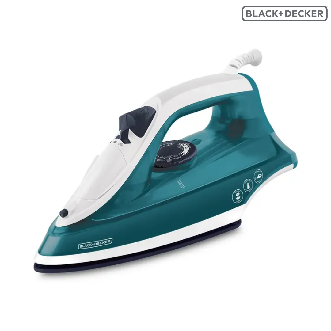 (LLEGANDO 27 DE MARZO) Plancha de Ropa a Vapor Trueglide Azul Black and Decker IRBD-365