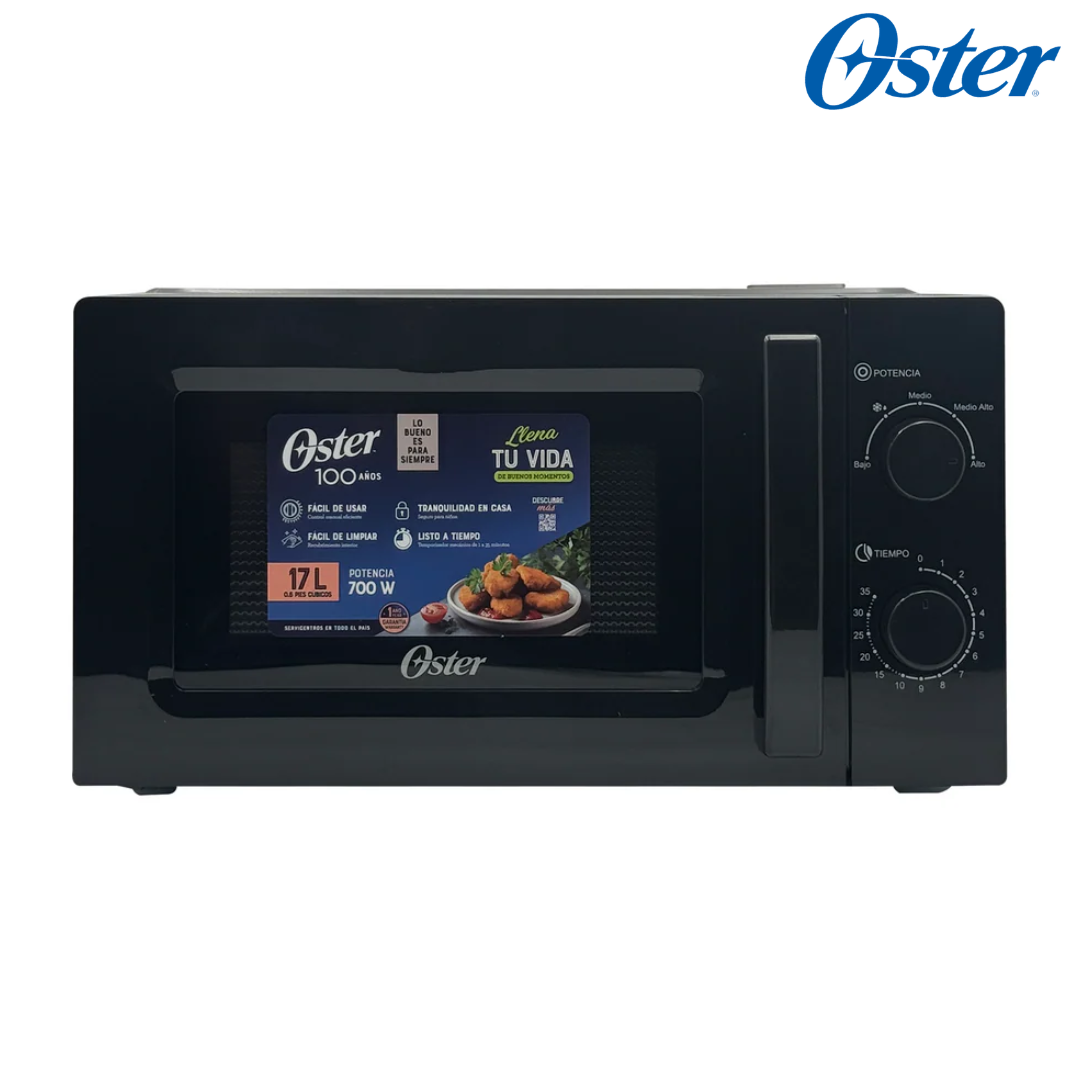 Microonda de Perilla 17L 700W Negro Oster OGW17102