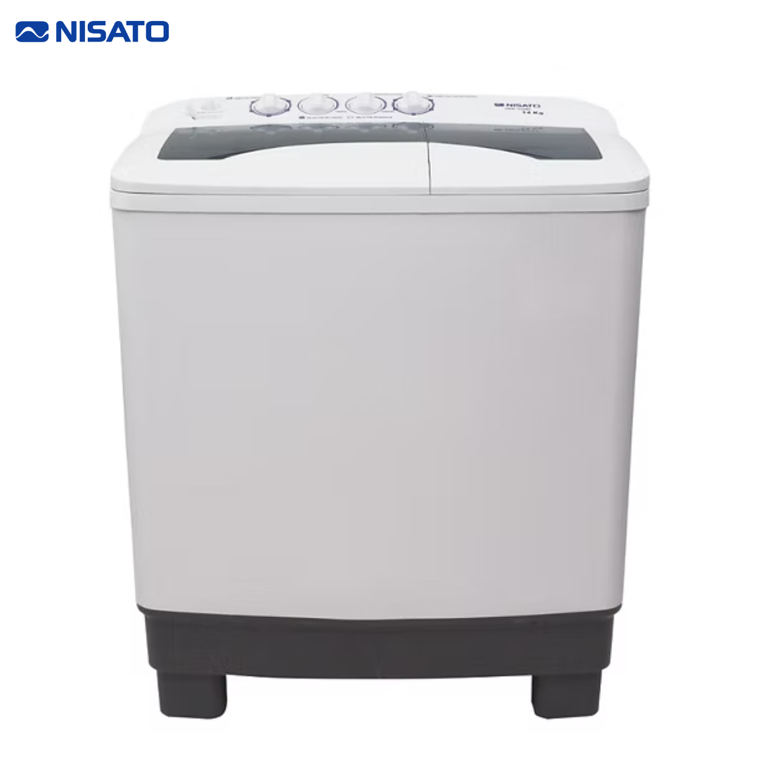 Lavadora Semiautomática Nisato 14 kg con Bomba de Expulsión – NWM-1450PMD