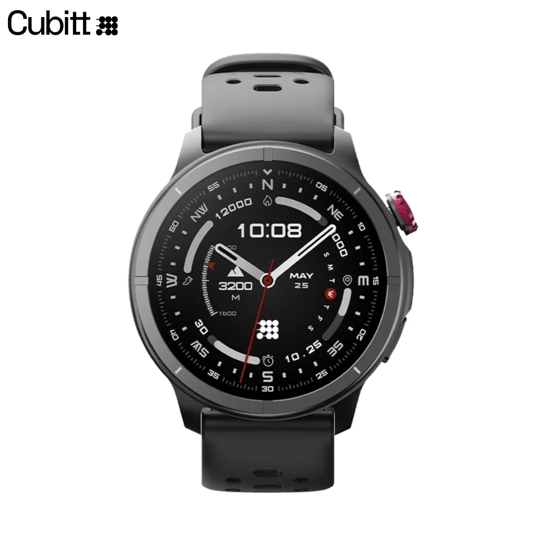 Smartwatch Reloj Inteligente Cubitt AURA Pro 2 Obsidian Black con GPS Integrado, Pantalla AMOLED 1.48" y VITA AI CT-AURAP2-1