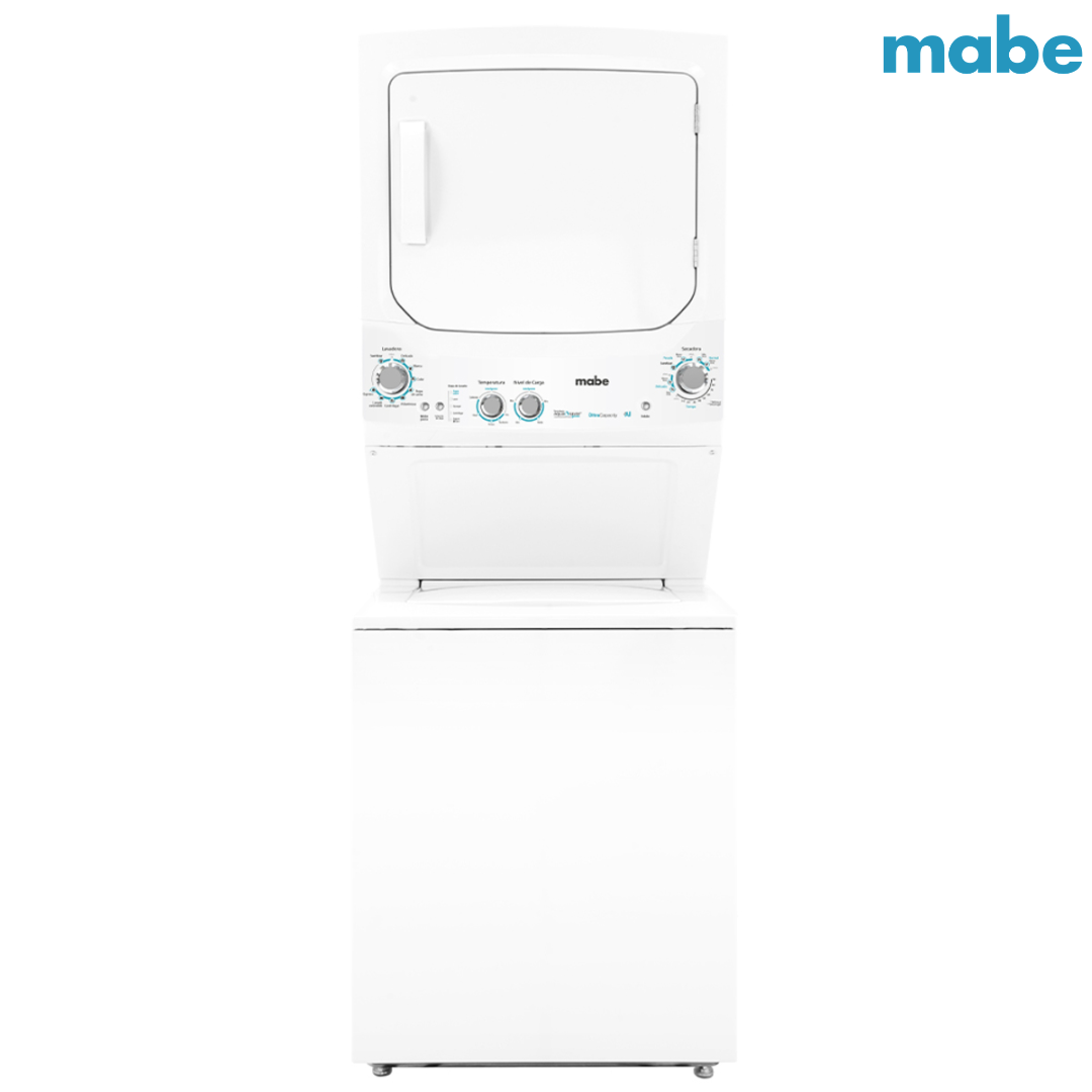 Centro de Lavado Torre de Lavado Eléctrico 24kg Blanco 220V/60Hz Mabe MCL2440ESBB0