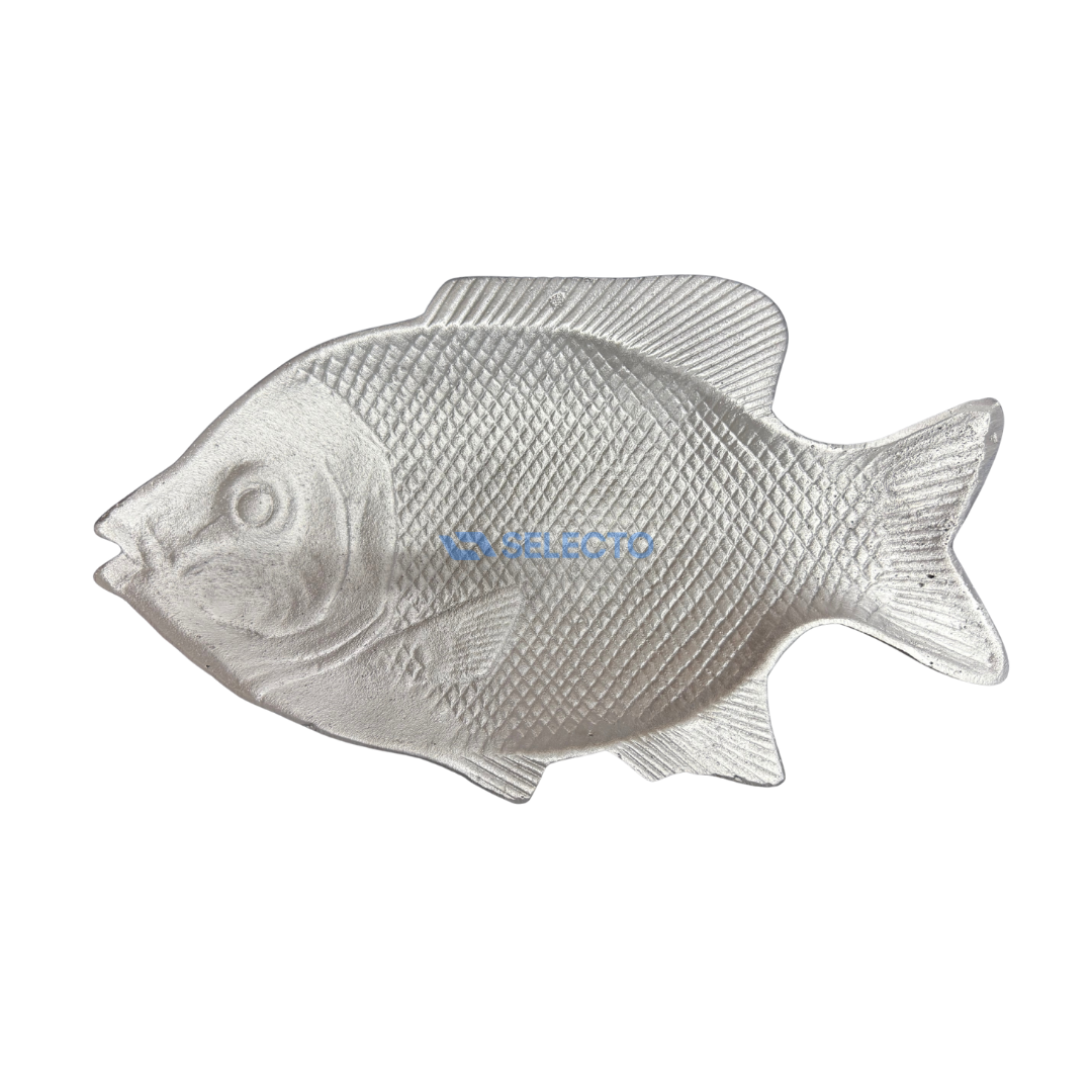 Bandeja de Pescado en Aluminio Fundido 36cm 00286