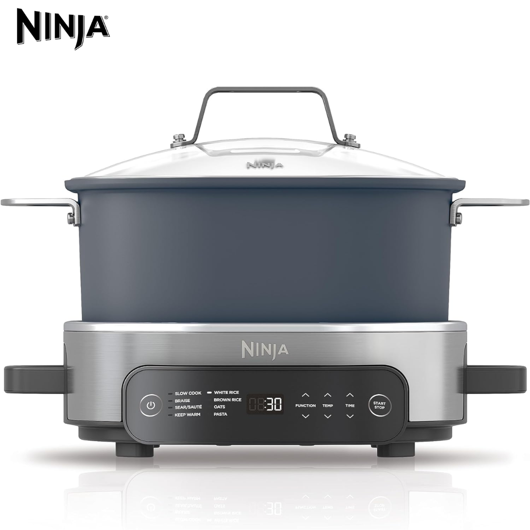 (LLEGANDO 1 DE SEPT) Olla Multicocción Multifuncional Ninja Foodi PossibleCooker Pro MC1100 6.5 Qt / 6.1 Litros – 8 en 1