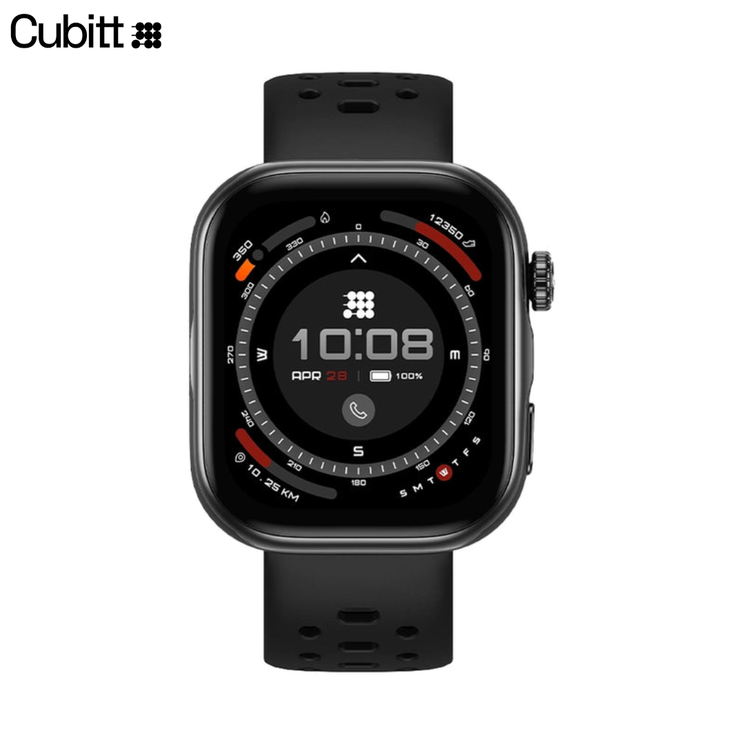 Smartwatch Reloj Inteligente Cubitt VIVA Pro 2 Obsidian Black con GPS Integrado, Pantalla AMOLED 1.85" y VITA AI CT-VIVAP2-1