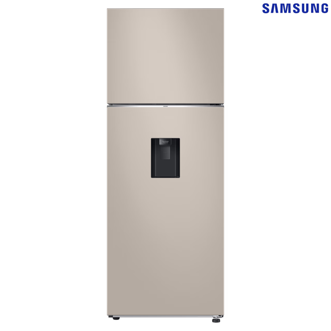 Refrigeradora Top Mount 18p3 Bespoke con Dispensador de Agua Beige Samsung RT53DB6754ETAP