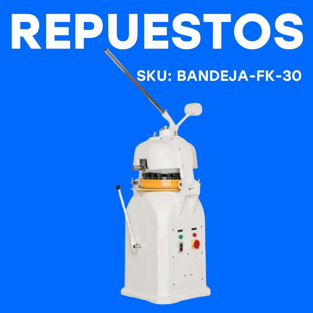 Rpuestos para Máquina Semi-Automática Divisora y Redondeadora de Masa Eléctrica FK-30