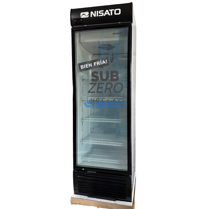 Vitrina Congelador Sub Zero 18P3/450L 0°C a -6°C Nisato NBZ-18SDGX