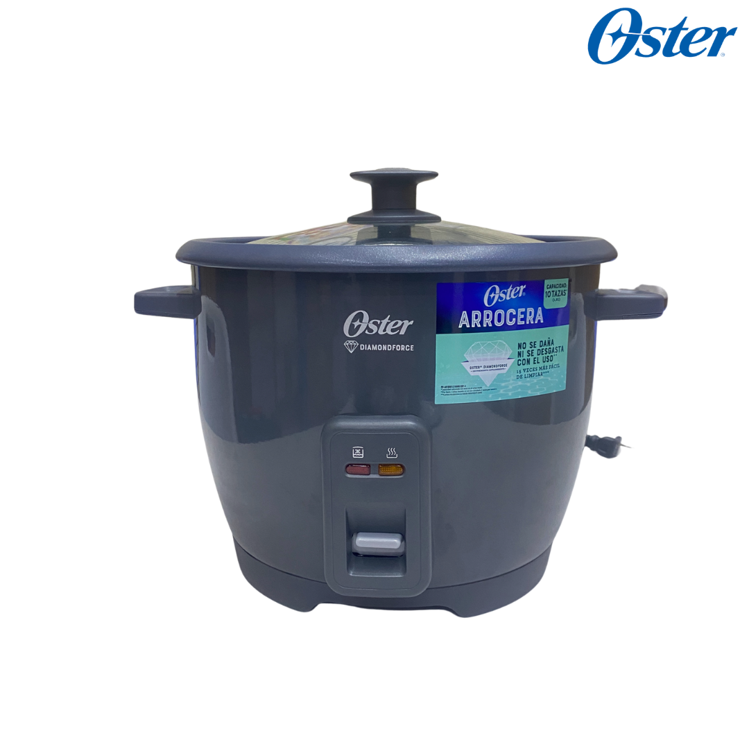 Arrocera Eléctrica de 10 Tazas Antiadherente DiamondForce Oster CKSTRCB10DFS