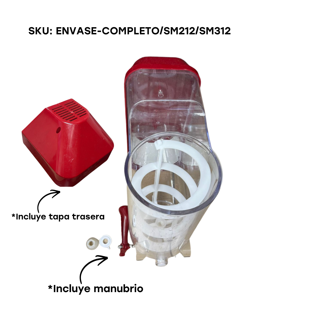 Repuestos para Máquina de Hielo Loco o de Granizados 12L+12L 850W SM212 / SM312 Selecto