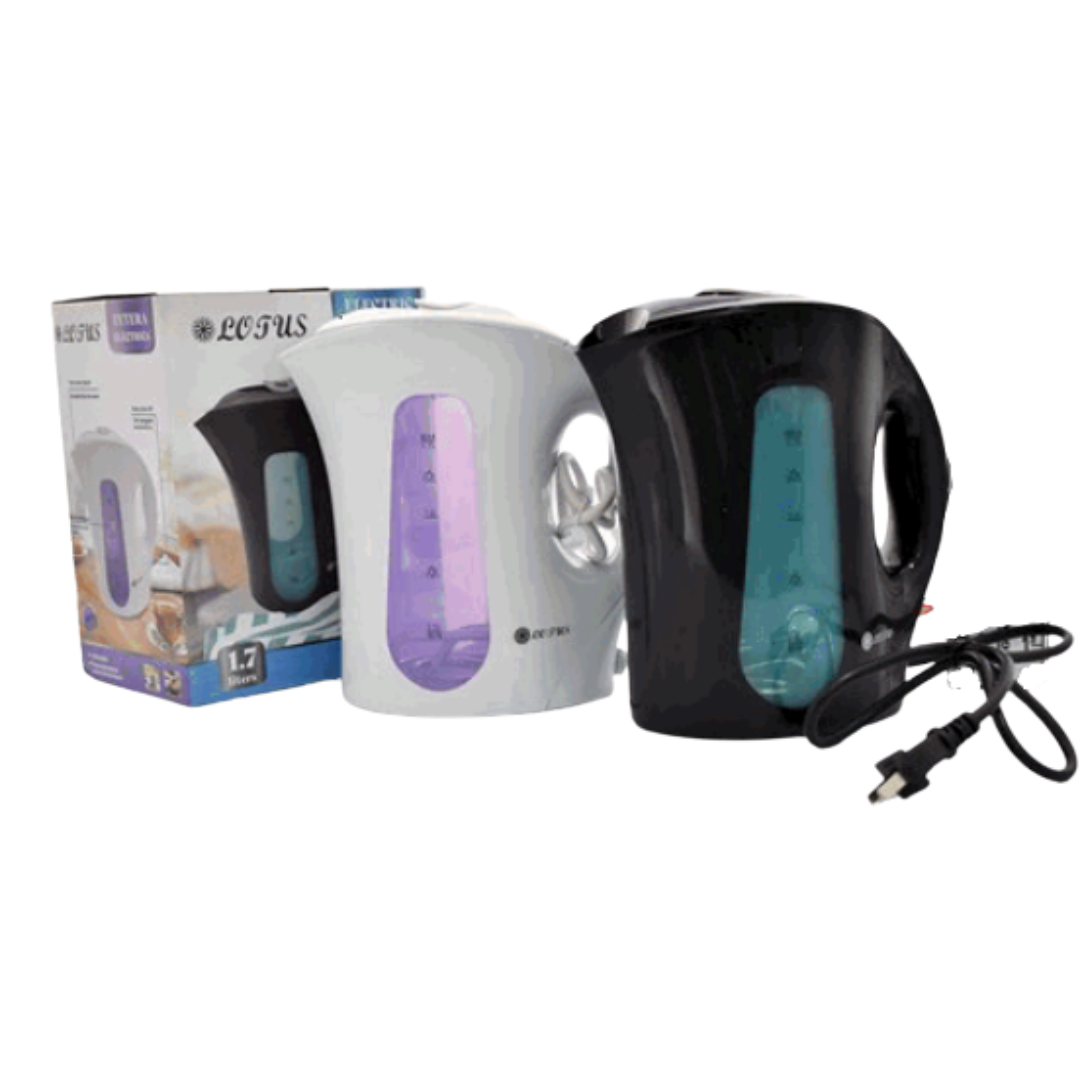 Tetera de Agua Eléctrica 1.7L Lotus LT-083