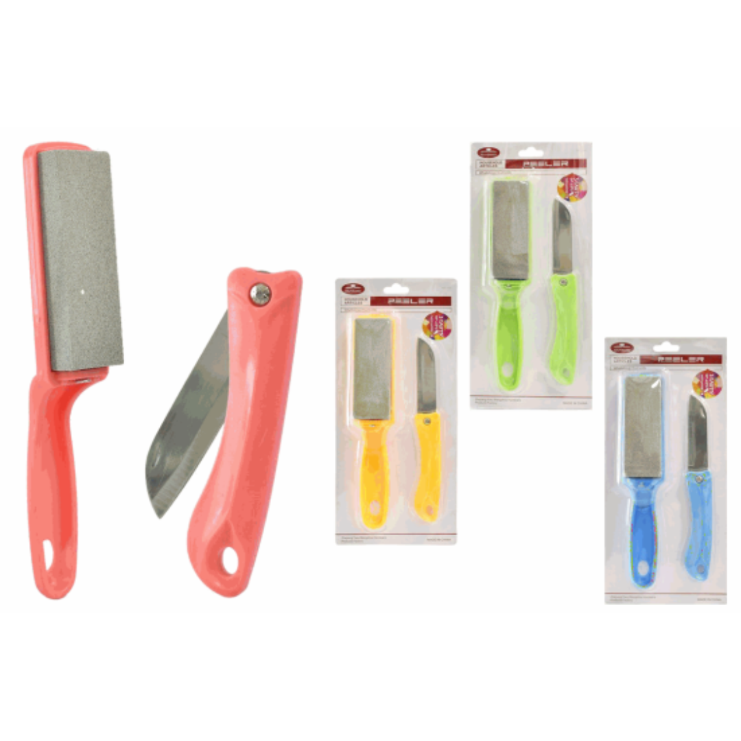 Set Cuchillo + Piedra de Afilar 86002