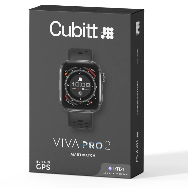 Smartwatch Reloj Inteligente Cubitt VIVA Pro 2 Deepest Blue con GPS Integrado, Pantalla AMOLED 1.85" y VITA AI CT-VIVAP2-2
