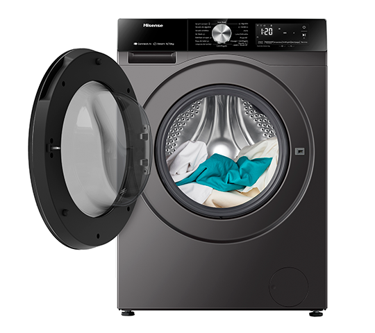 Centro de Lavado Lavadora y Secadora 2en1 15kg/10kg Eléctrico Carga Frontal Hisense WD3S1543BT