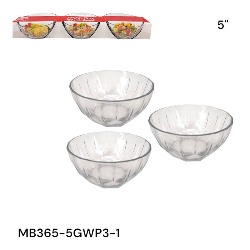 Set 3 Envases de Vidrio 5" MB365-5GWP-3-1 Ramekin.