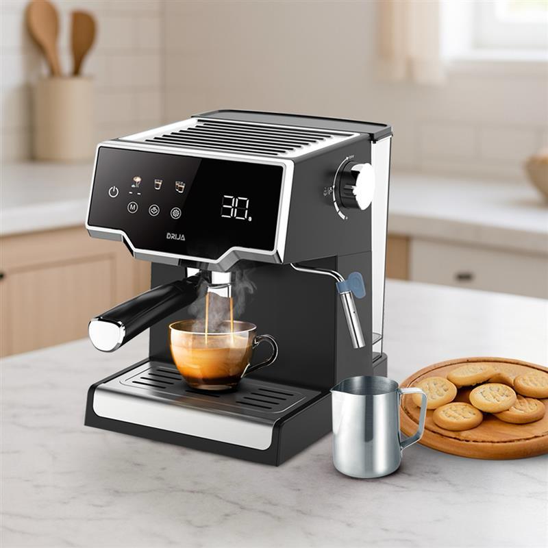 Cafetera Automática 8 Tazas 1.6L para Espresso Expresso Capuccino MOCCA 8T-B Drija