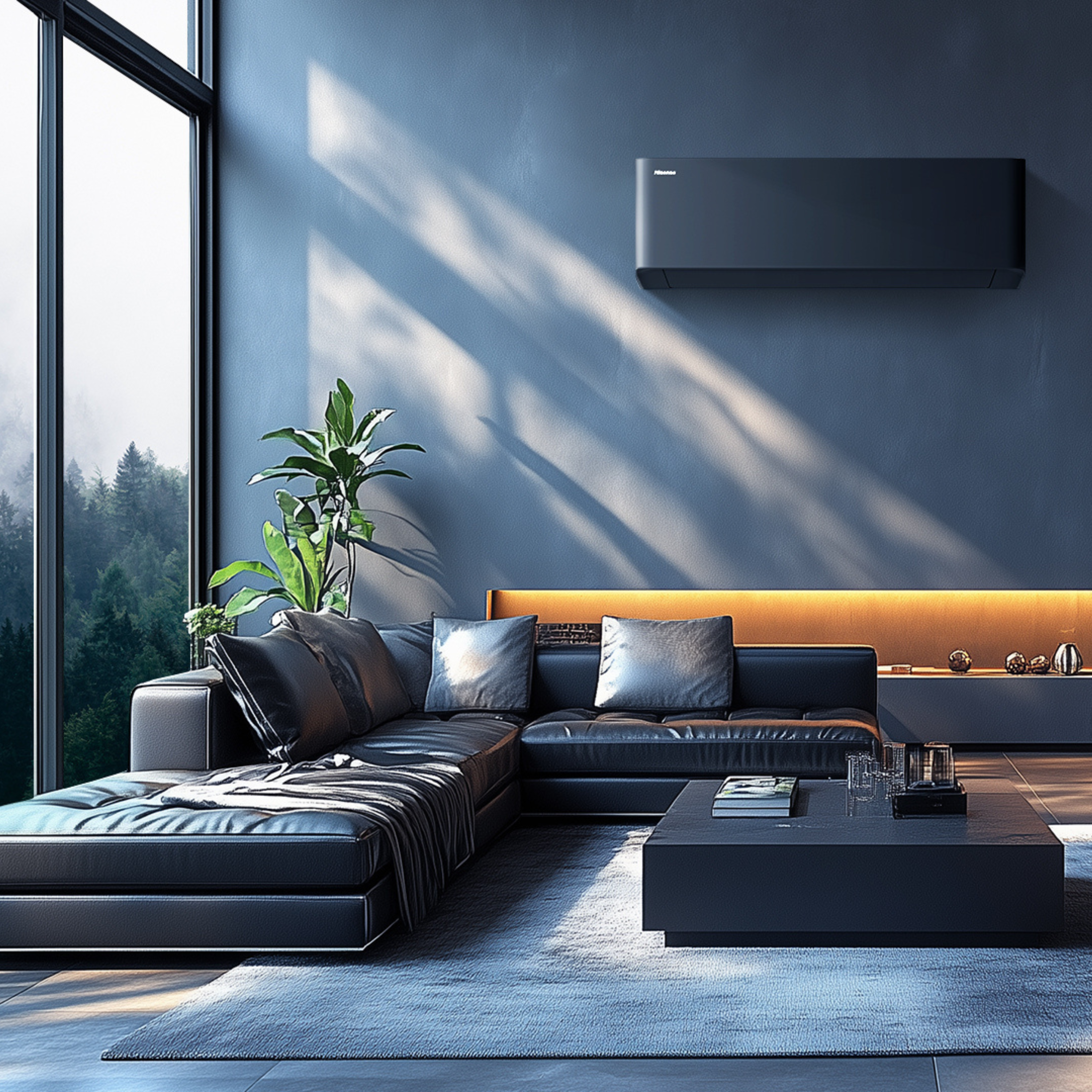 Aire Acondicionado Split Hisense ATR182HB Inverter 18,000 BTU Negro Premium Wi-Fi | SEER 20 | Hi-Nano