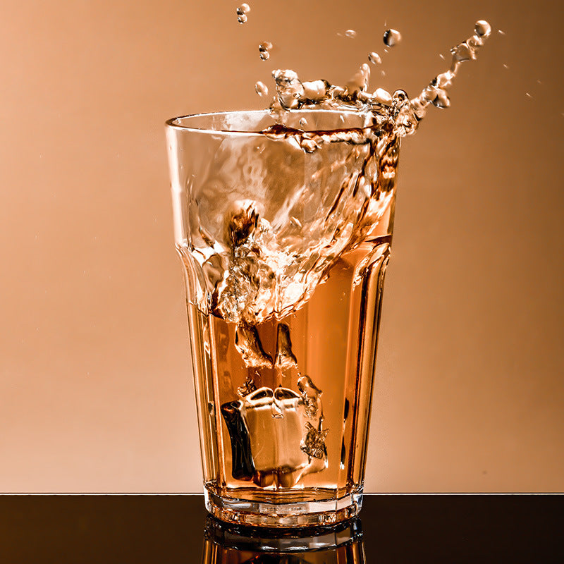 (LLEGANDO 3 DE JULIO) Vaso de Vidrio 675ml | Vaso Alto Transparente para Agua, Jugos y RefrescosT-2376