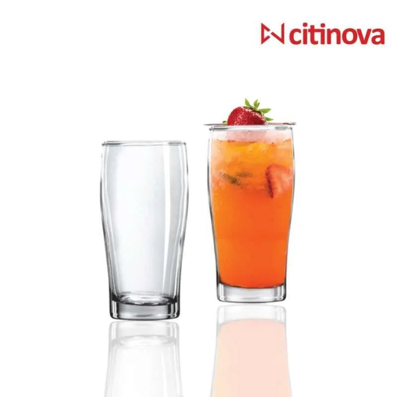 (LLEGANDO 27 DE MARZO) Set 6 Vasos de Vidrio 390ml Willy Citinova BW-45-14